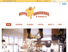Tablet Screenshot of hippohardware.com
